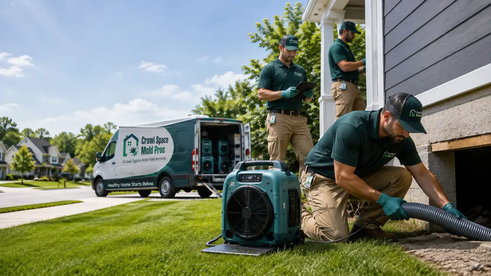 Crawl Space Mold Removal in Plantersville, TX